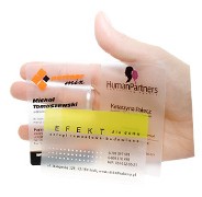 WIZYTÓWKI 9×5 / Projekt indywidualny, druk na Kredzie lub Plastiku